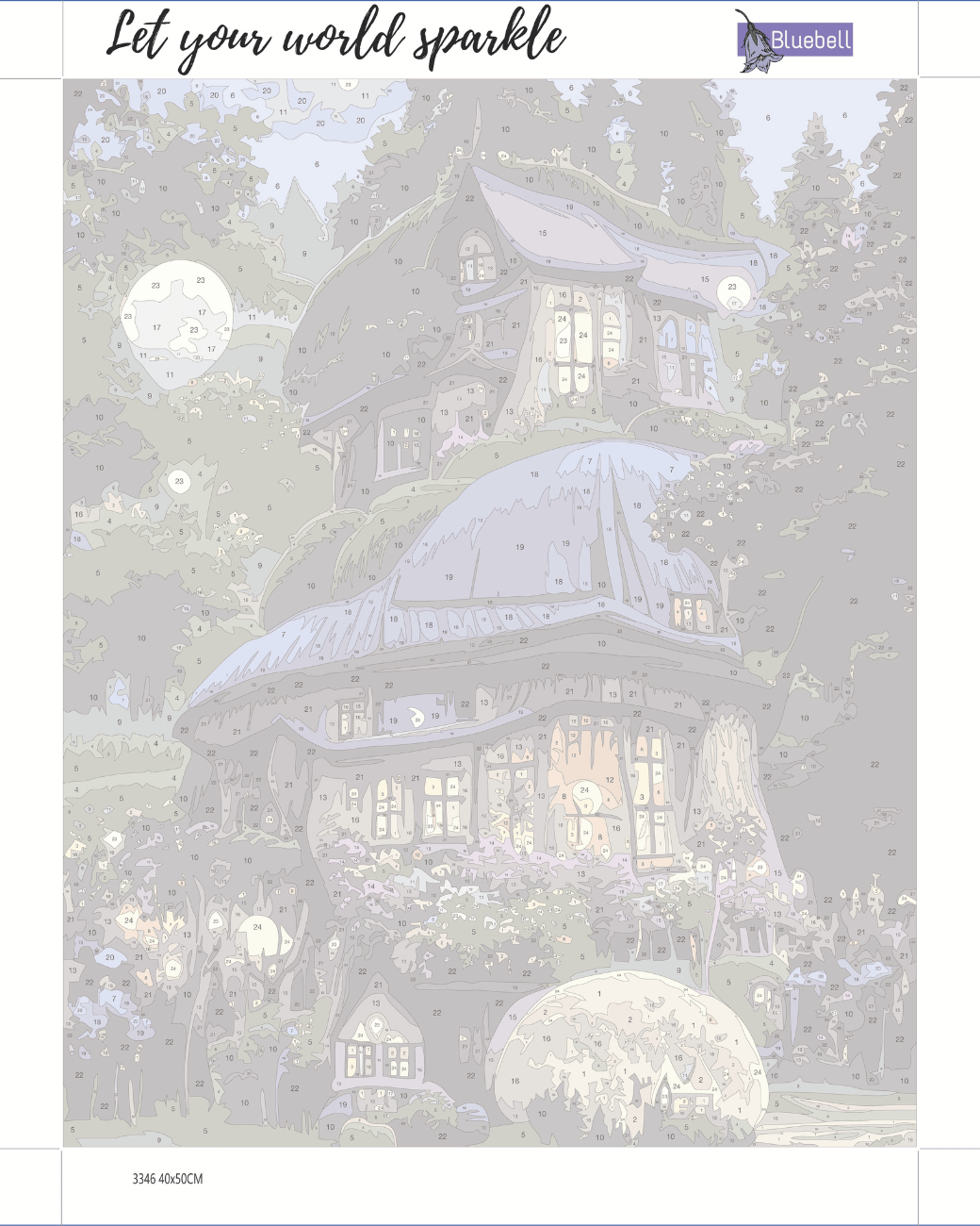 Magical Grove paint by number