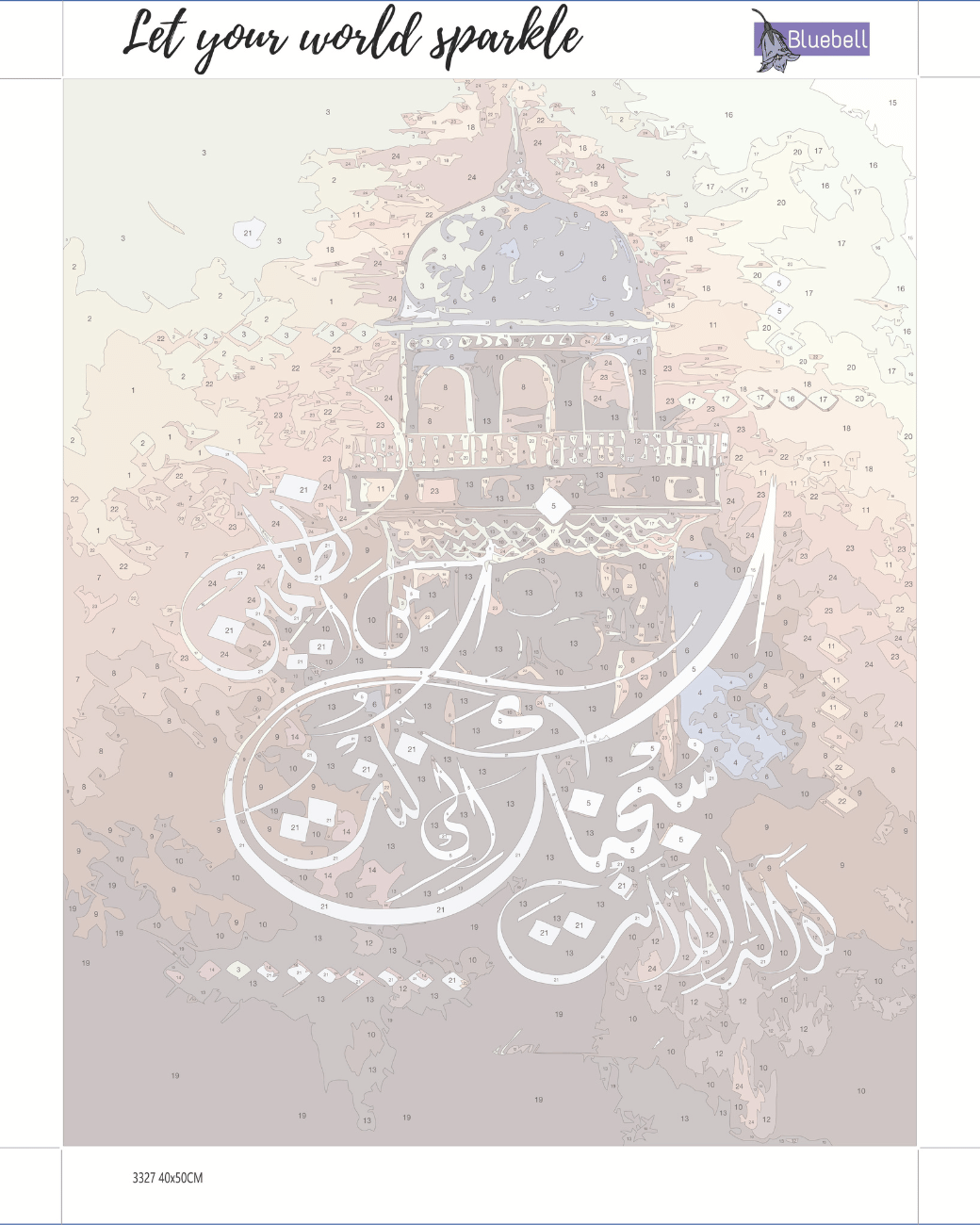 Sacred scrip paint by number