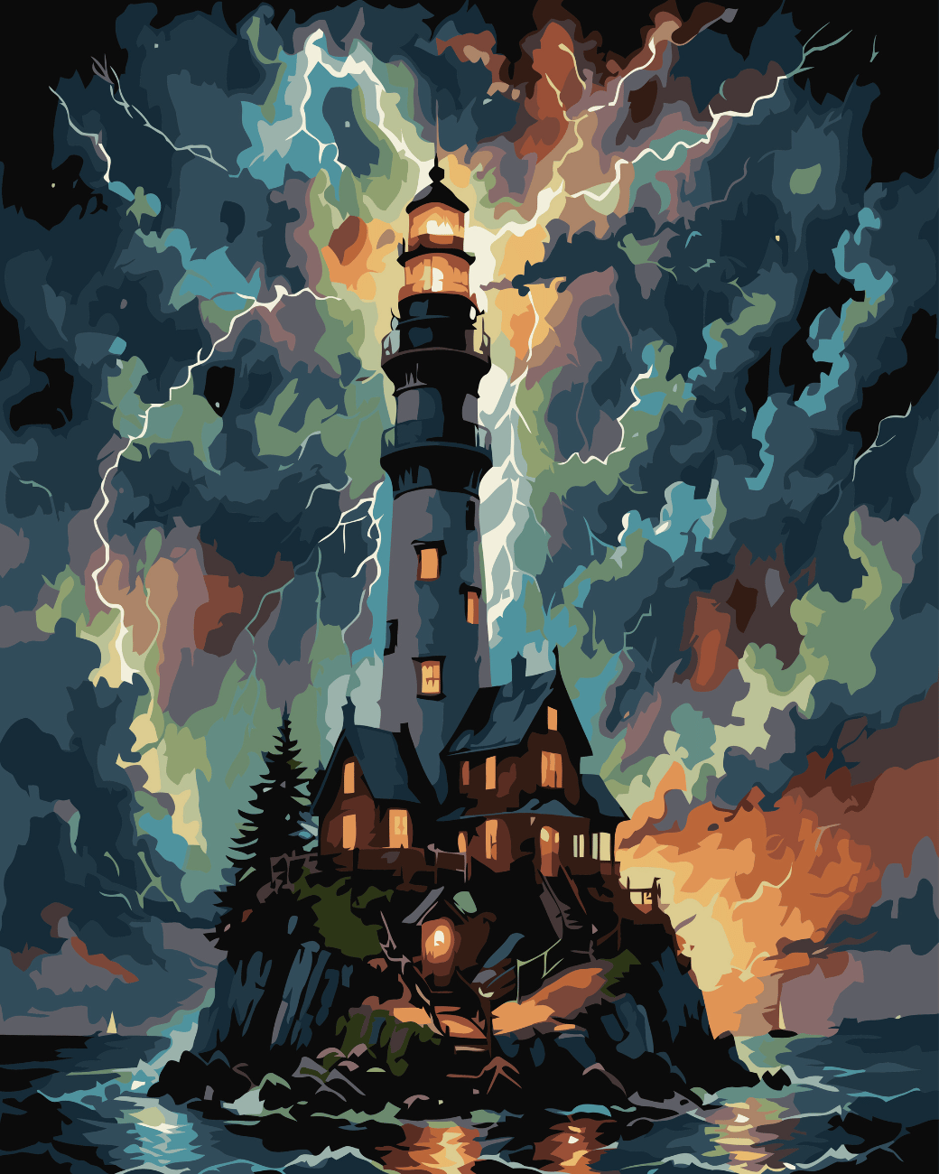 Stormwatch beacon paint by number
