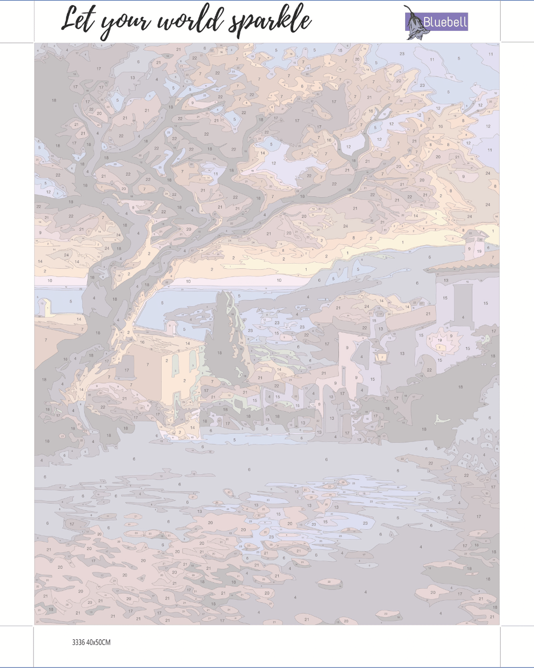 Ember evening paint by number