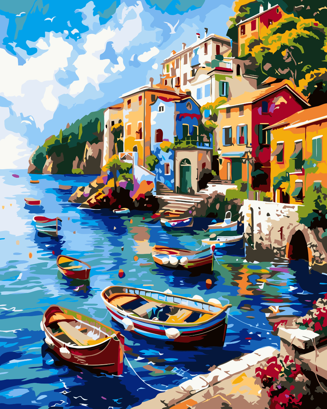 Harbor of dreams paint by number
