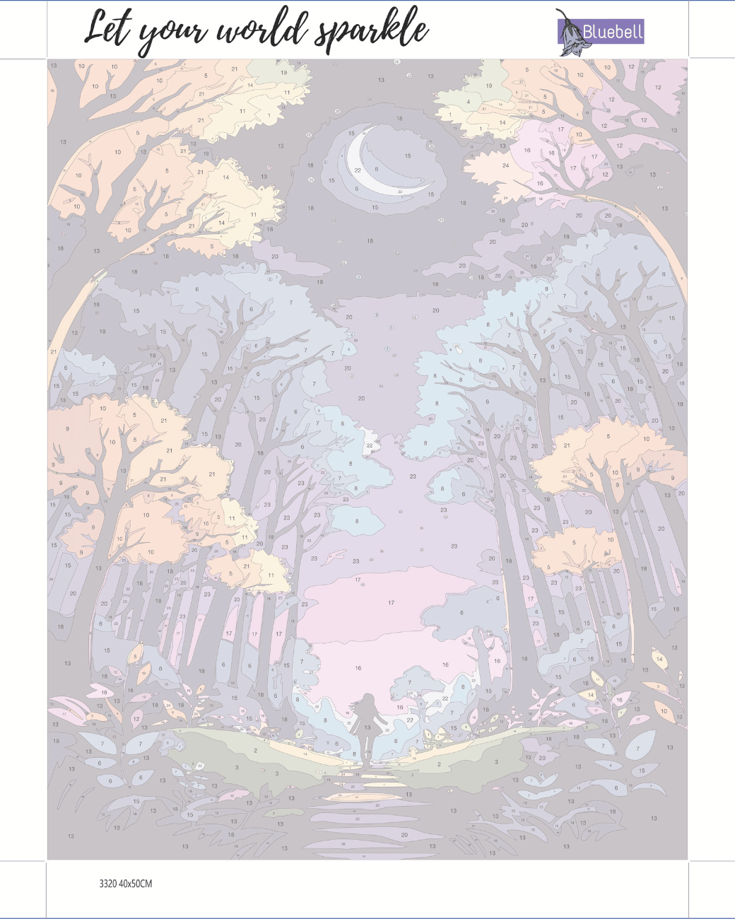 Fantasy walk paint by number