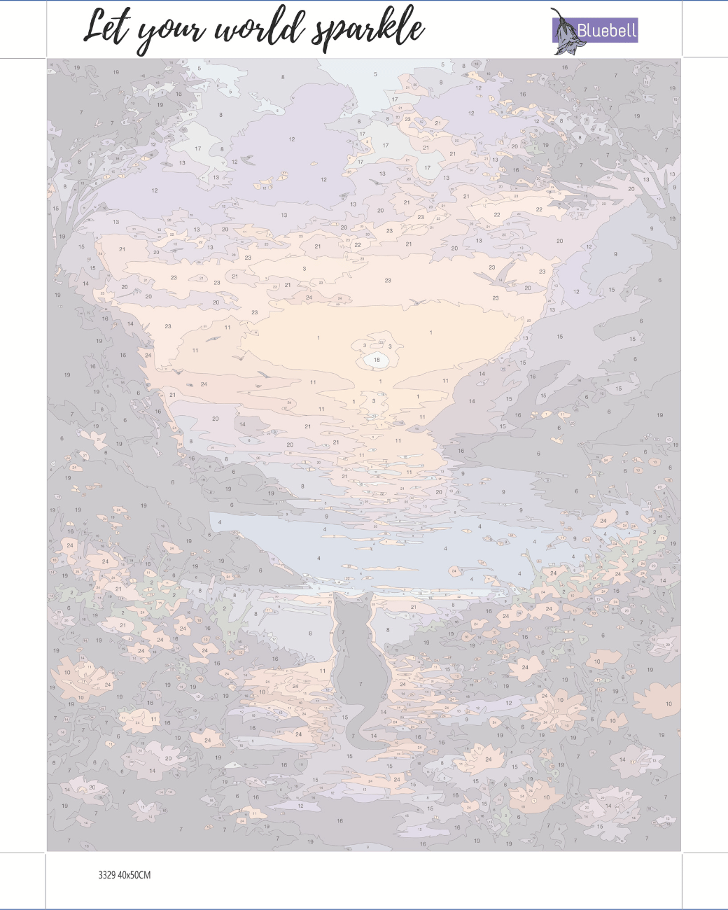 Enchanting seaside paint by number