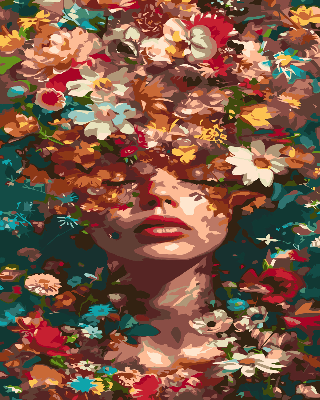 Elusive muse paint by number