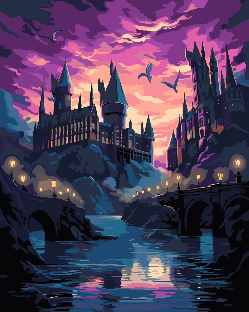 Hogwarts Legacy paint by number