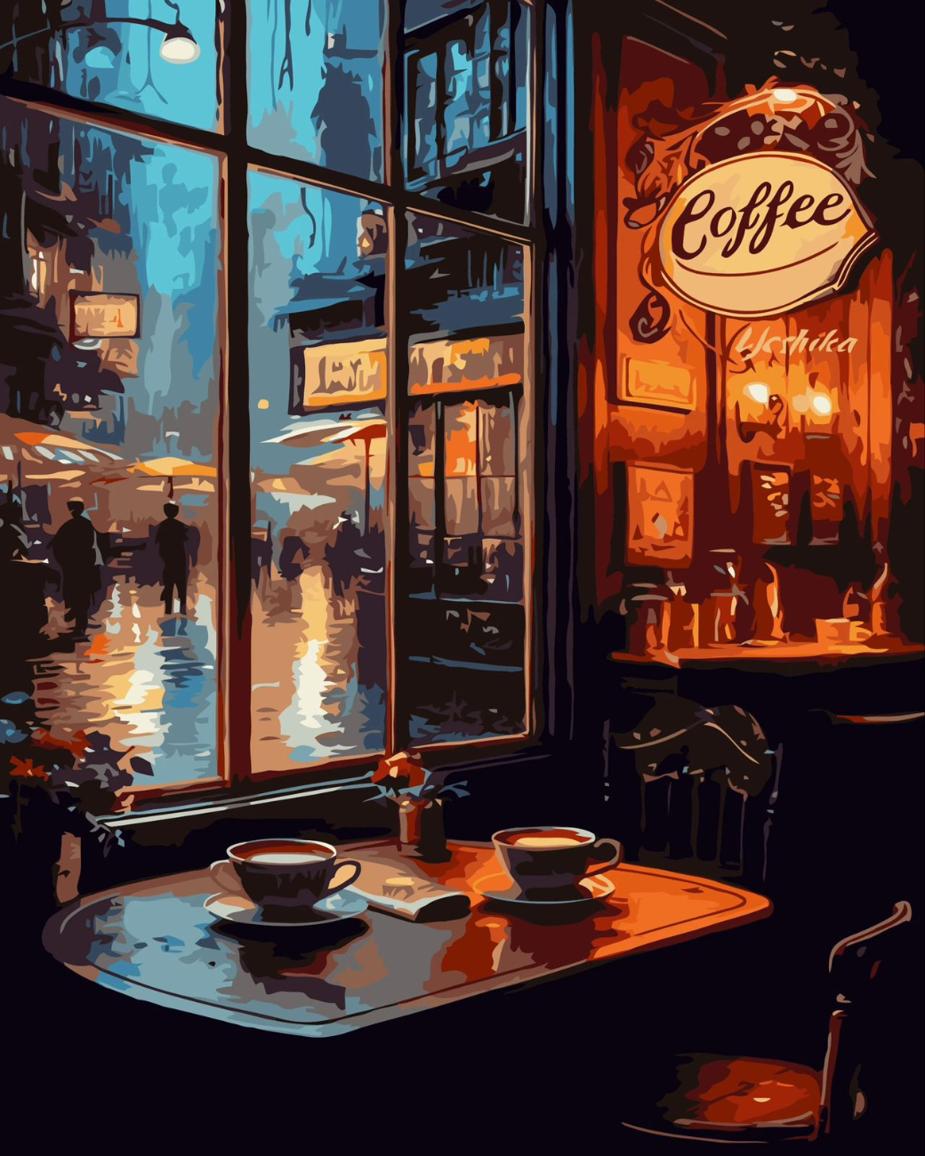 Midnight Mocha Paint By Number