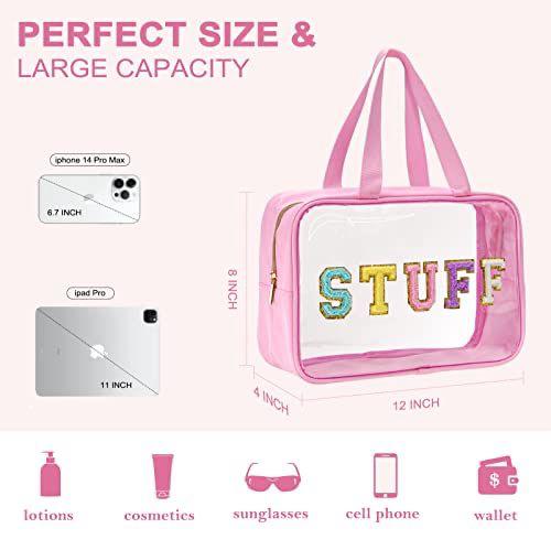Chic Large-Capacity Waterproof PVC Makeup & Diamond Art Storage Bag
